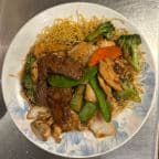 Best 712. Pan Fried Angel Hair Noodle with Chicken, Beef, & Vegetable in Princeton, NJ
